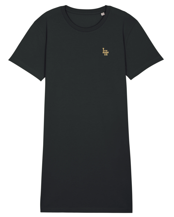 RobeT-Shirt LH Girl Noir (Moutarde brodé)