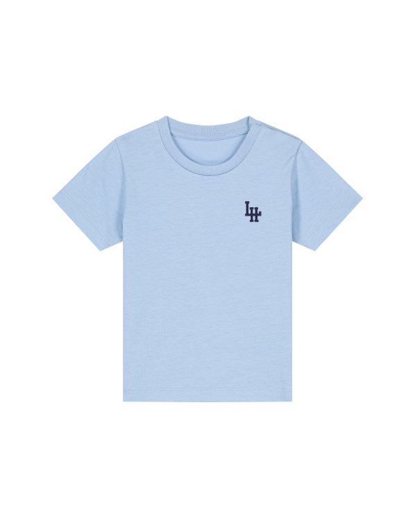T-shirt Bio LH BB Ciel (Marine brodé)