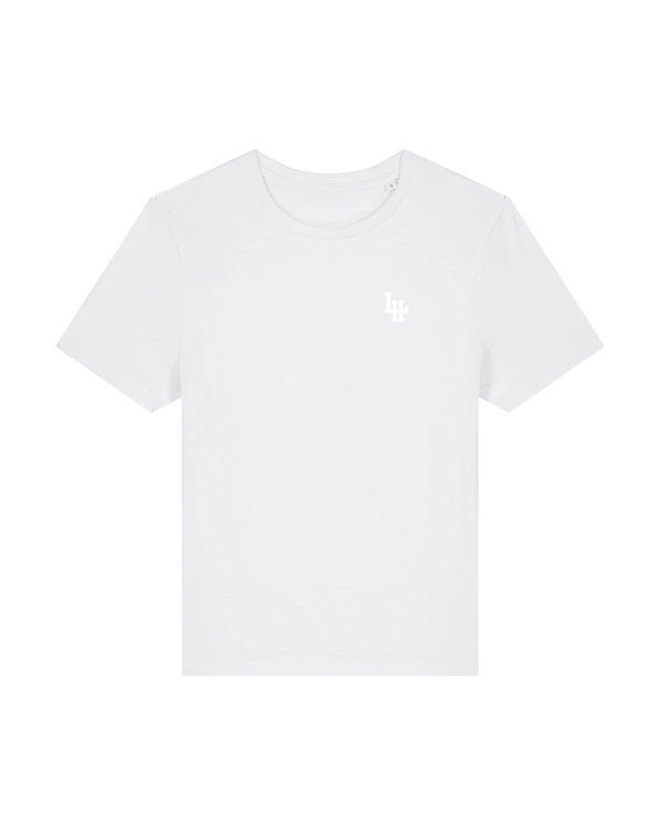 T-shirt Ajusté Bio LH Girl Blanc (Blanc brodé)