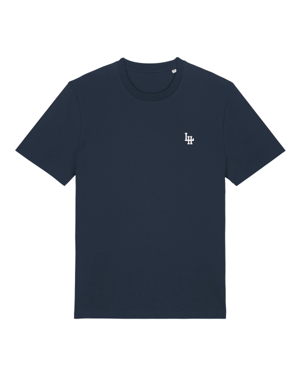 T-shirt Bio LH Marine (Blanc brodé)