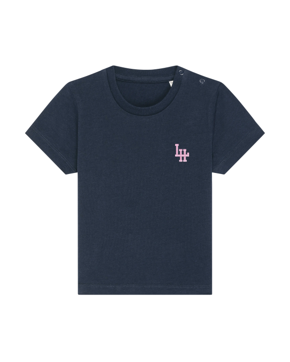 T-shirt LH BB Marine (Rose brodé)