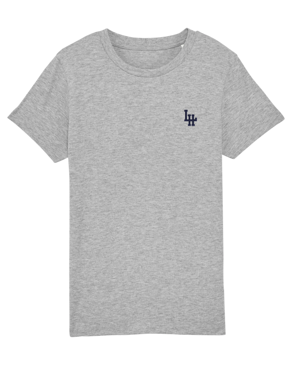 T-shirt LH Kid Gris chiné (Marine brodé)