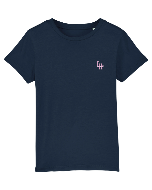 T-shirt LH Kid Marine (Rose brodé)