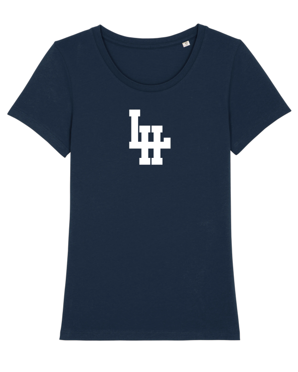 T-shirt ajusté LH Girl Marine (Blanc)
